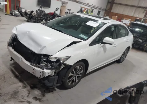 2014 Honda Civic Ex z USA, uszkodzony, nr VIN 2HGFB2F8XEH541221